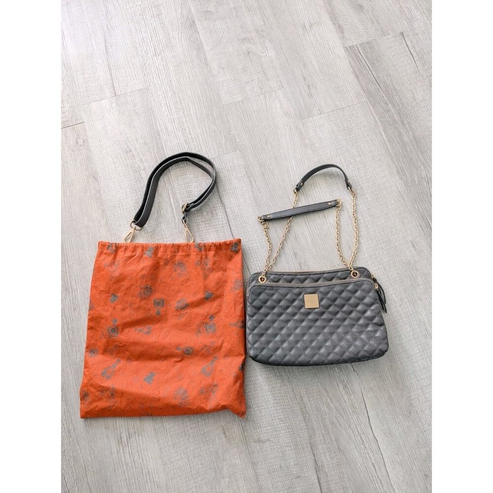 Lulu Castagnette(French) Synthetic leather Shoulder bag Quilted W Dust Bag